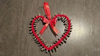 Heart from pipe cleaner and stick /Valentine's day idea from Star Lai channel/ stick heart ❤️