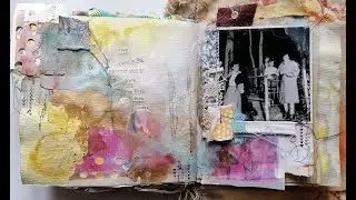 Art Journaling   'Smuggling free food  '