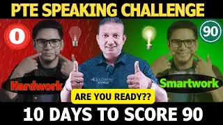 10 Days Speaking Challenge to Score 90 in PTE | Edutrainex PTE