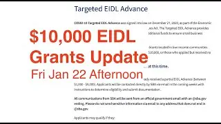 $10,0000 EIDL Grant Updates and PPP Loan Updates | Weekly Stimulus Round Up