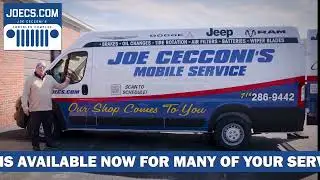 The Van Says it all - Schedule Mobile Service from Joe C's