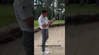 How to escape plugged lies in the bunker with Dan Grieve.  #golf #taylormade #golfswing