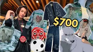 I Spent $700 on the Levi&rsquo;s x Princess Mononoke Collection! Shop Tour and Review リーバイス もののけ姫 スタジオ ジブリ