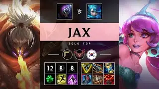 Jax Top vs Gwen - KR Grandmaster Patch 25.08