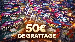 GROSSE SESSION ! Je GRATTE 50&euro; de Ticket TOUT LES JOURS 🎟️