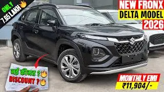 New Maruti Fronx Delta 2026 - Monthly Emi with नई ऑन रोड किमत के साथ🔥