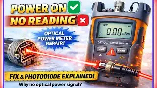 Optical Power Meter Not Showing Power? | Photodiode Working & Repair Guide