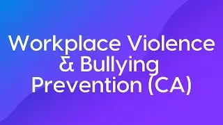 Assess and Learn Canada - Workplace Violence and Bullying Prevention Course Trailer