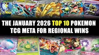 TOP 10 Decks January 2026 Pok&eacute;mon TCG Meta: Win YOUR next regional!