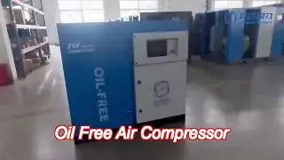 30hp medical oil free screw air compressor 22kw water lubrication air compressor