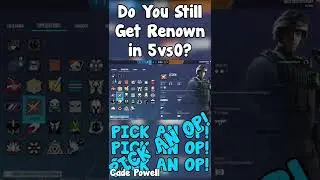 I Guess This is The Fastest and Easiest Way To Get Renown In Rainbow Six Siege #shorts