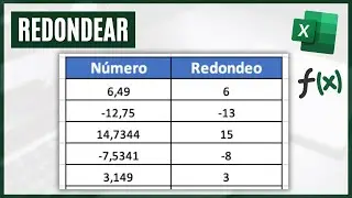 C&oacute;mo REDONDEAR n&uacute;meros en Excel