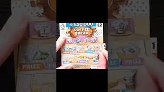 WIN! COFFEE BREAK Scratch Card National Lottery Scratcher Scratchcard UK