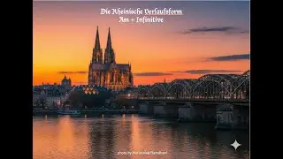 am + Infinitive, Rheinische Verlaufsform, der Am-progressiv