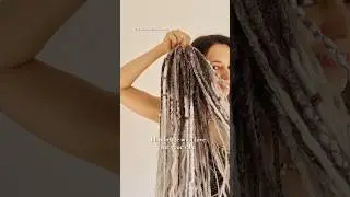 DE mix of dreadlocks and open braids : www.bybraid.com #dreadlockextensions #hairextensions #braids