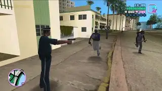 GTA Vice City | PIGs Vs Haitians Gang Warfare | Vice Port (PC)