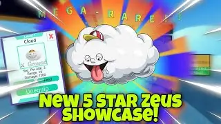 [Code] NEW 5 Star Zeus Showcase!! | All Star Tower Defense