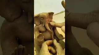 #clayart ganesha making part1 #shortvideo...