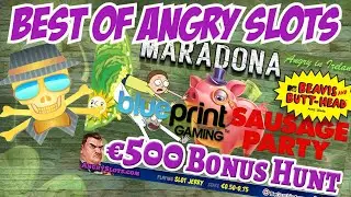 MEGAWAYS BIG WIN - Best Of Angry Slots&euro;500 *Blueprint* SLOTS BONUS HUNT - 15 bonuses
