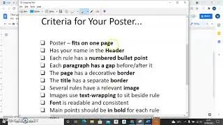 DeskTop Publish a Poster using Google Docs