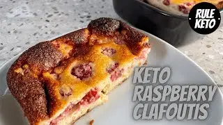 Keto Raspberry Clafoutis