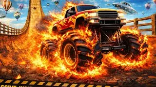 Super Crazy Mega Ramp Stunts 💥 | Monster Truck Car Game Android