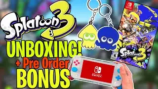 SPLATOON 3 UNBOXING + PRE ORDER BONUS | with Tutorial Gameplay
