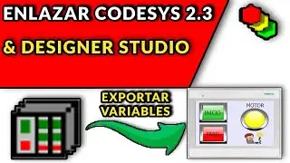 🔵✅CODESYS 2.3 & DESIGNER STUDIO - LINK VARIABLES /// LINK TAGS