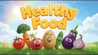 Healthy Food | English Rhyme For Children With Lyrics | Kids Song | Nursery Rhymes For Babies