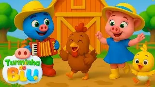 🎶Coletânea de Musicas com a fazendinha do Blu e seus amiguInhos - Desenho animado infantil AO VIVO