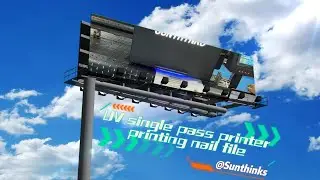 Sunthinks UV Single Pass Printer Printing Nail File