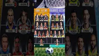 europe vs america all stars #football #trending #viral #shorts