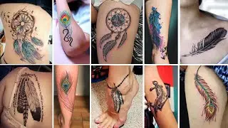 Feather Tattoos For Women 2022 | Feather Tattoos For Girls | Tattoo Ideas 2022 | Just Tattoos