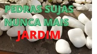 Dicas para limpar pedras brancas no jardim