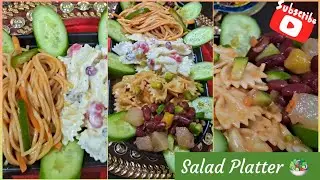 Delicious Party Salad Platter at Home 🥗 | Salad Recipes |Wedding Season Recipes | How to make Salad?