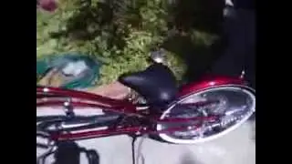 Candy red Limo Bike
