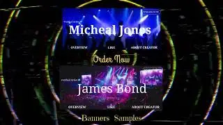 Spotify Banner Design Process | Unqiue Spotify Artist Banners | Spotify Headers Banners