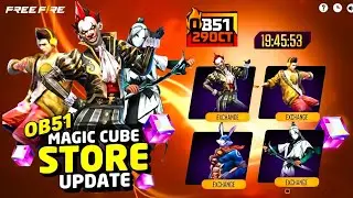 OB51 MAGIC CUBE STORE UPDATE CONFIRM😱|29 OCTOBER MAGIC CUBE BUNDLE 100% CONFIRM,FREE FIRE NEW EVENT