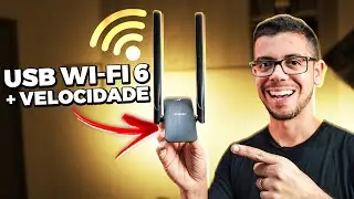 INSTALE WI-FI 6 EM QUALQUER PC OU NOTEBOOK! Adaptador USB AX1800 EDUP