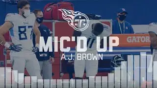 A.J. Brown Mic'd Up vs. Colts | Tennessee Titans