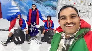 Enjoyment in snow Kingdom 