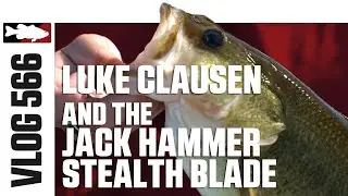 Рыбалка на Z-Man Evergreen Chatterbait Jack Hammer Stealth Blade с Люком Клаузеном &mdash; VLOG #566