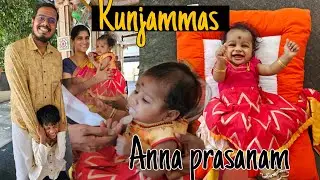 Our kunjamma's Annaprasanam 👶Soor  ootal🍚 #muraliaishu #annaprasanam