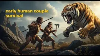 Kaelo and Zanthu&rsquo;s Survival: United Against a Giant Saber-Toothed Cat in Prehistoric Times