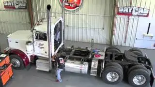 Building day cab Peterbilt and removing the sleeper.