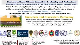 International Strategic Alliance Summit Lagos Nigeria 2024