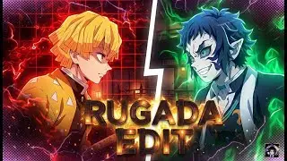 Zenitsu TAKES ON Kaigaku in Epic Demon Slayer Battle | Zenitsu vs Kaigaku Rugada edit | demon slayer