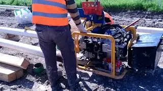 Pipeliner with on site bevel turning machine