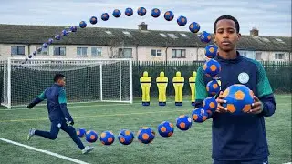 I TESTED THE SWERVE FOOTBALL , does it work? | The Kicker Ball 