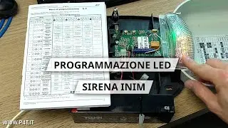 Configurazione led della sirena INIM SmartLiving
